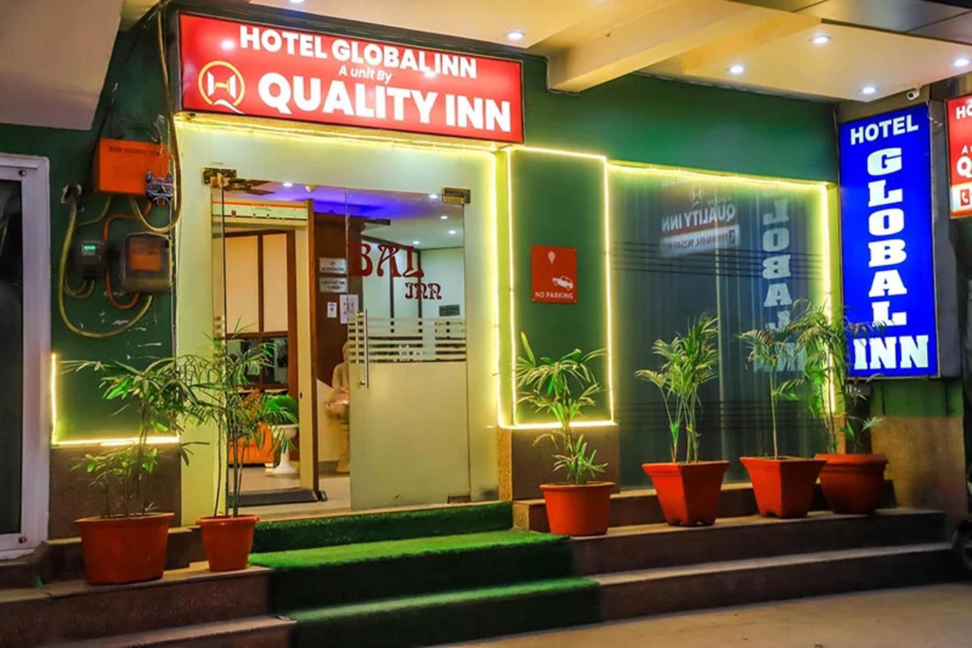 Hotel Global Inn By Quality Inn Nueva Delhi Exterior foto